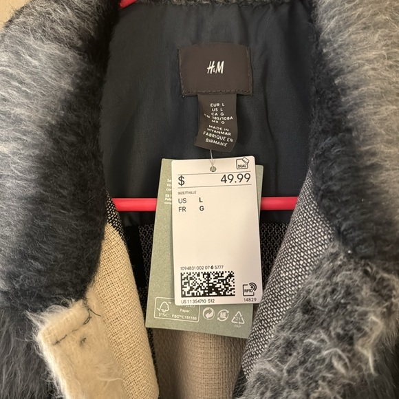 H&M Shacket - Plaid - Picture 3 of 6